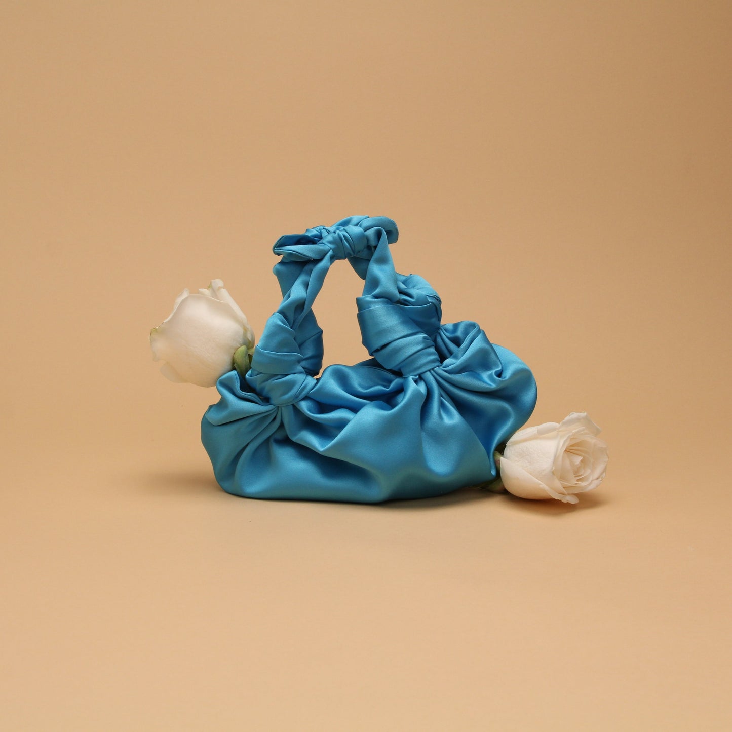 AQUA NLA SILK KNOT BAG