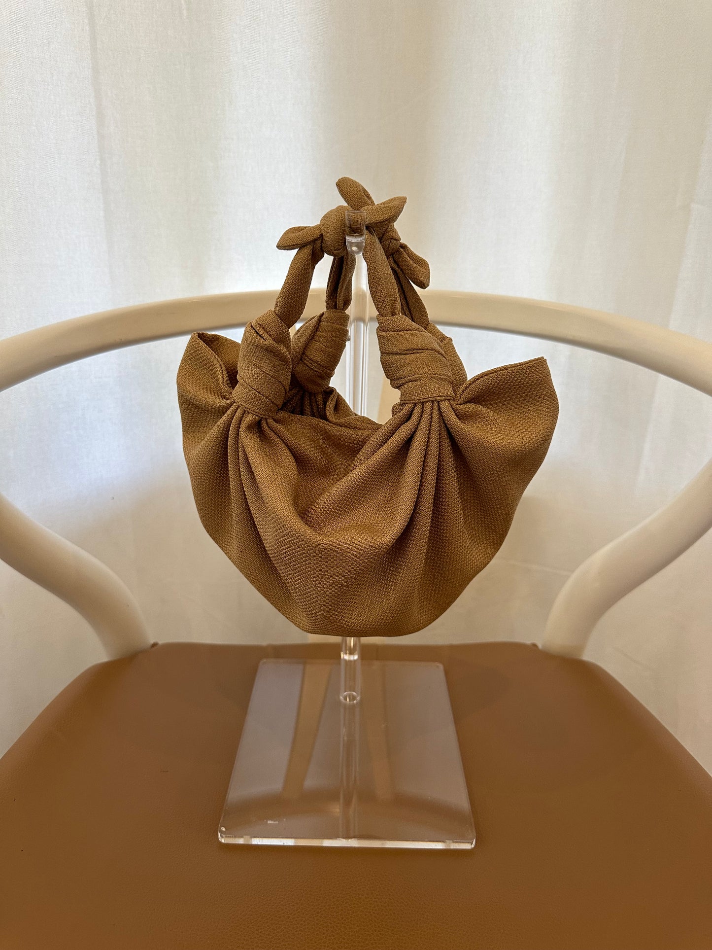 RAFFIA NLA KNOT BAG
