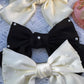 NLA HAIR CLIP - BOW WITH PEARLS