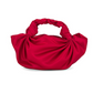 RUBY RED NLA SILK KNOT BAG
