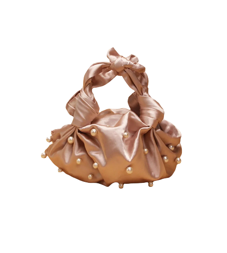 PEARL NLA SILK KNOT BAG