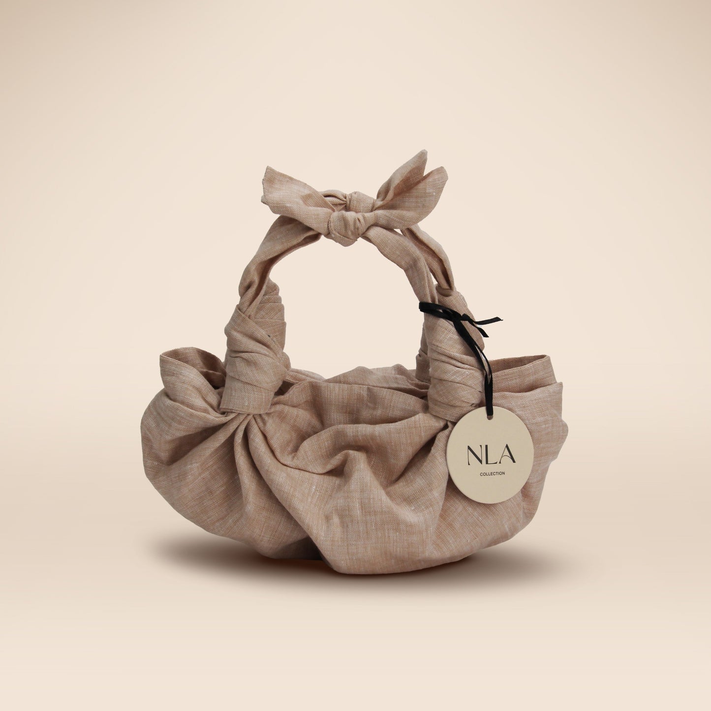 LINEN SAND NLA KNOT BAG