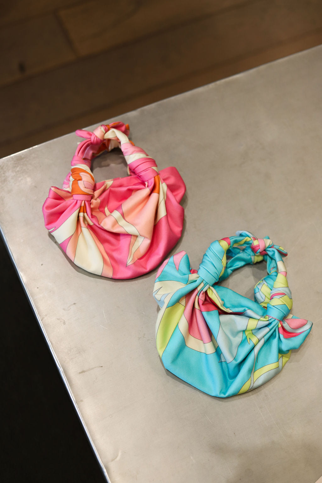 BLUE SWIRL - NLA KNOT BAG