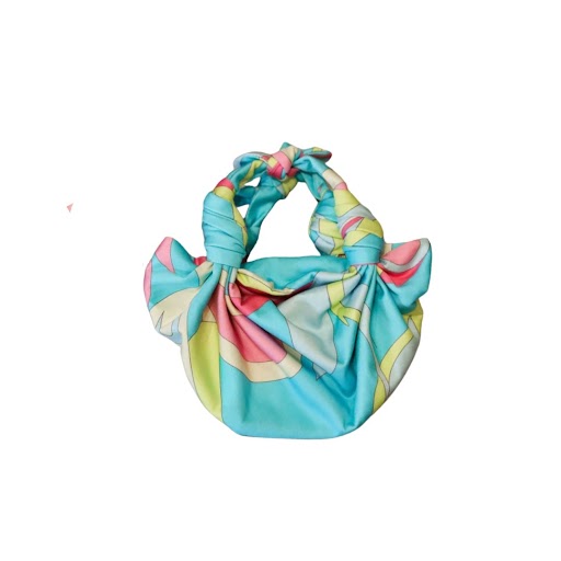 BLUE SWIRL - NLA KNOT BAG