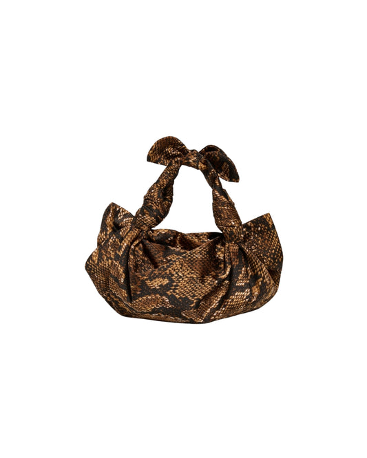 SNAKESKIN NLA SILK KNOT BAG