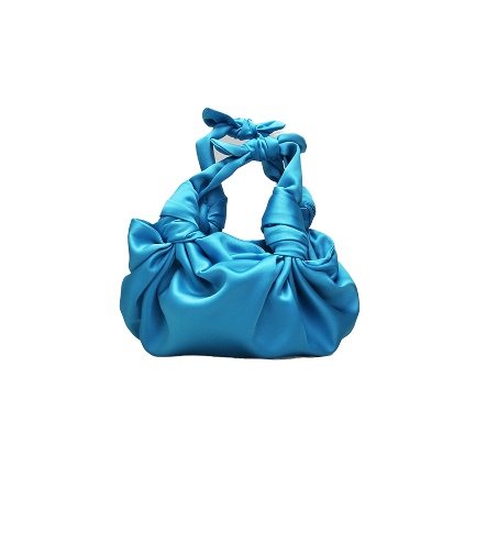 AQUA NLA SILK KNOT BAG