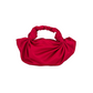 RUBY RED NLA SILK KNOT BAG