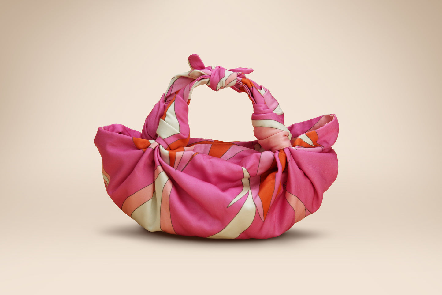 PINK SWIRL - NLA SILK KNOT BAG