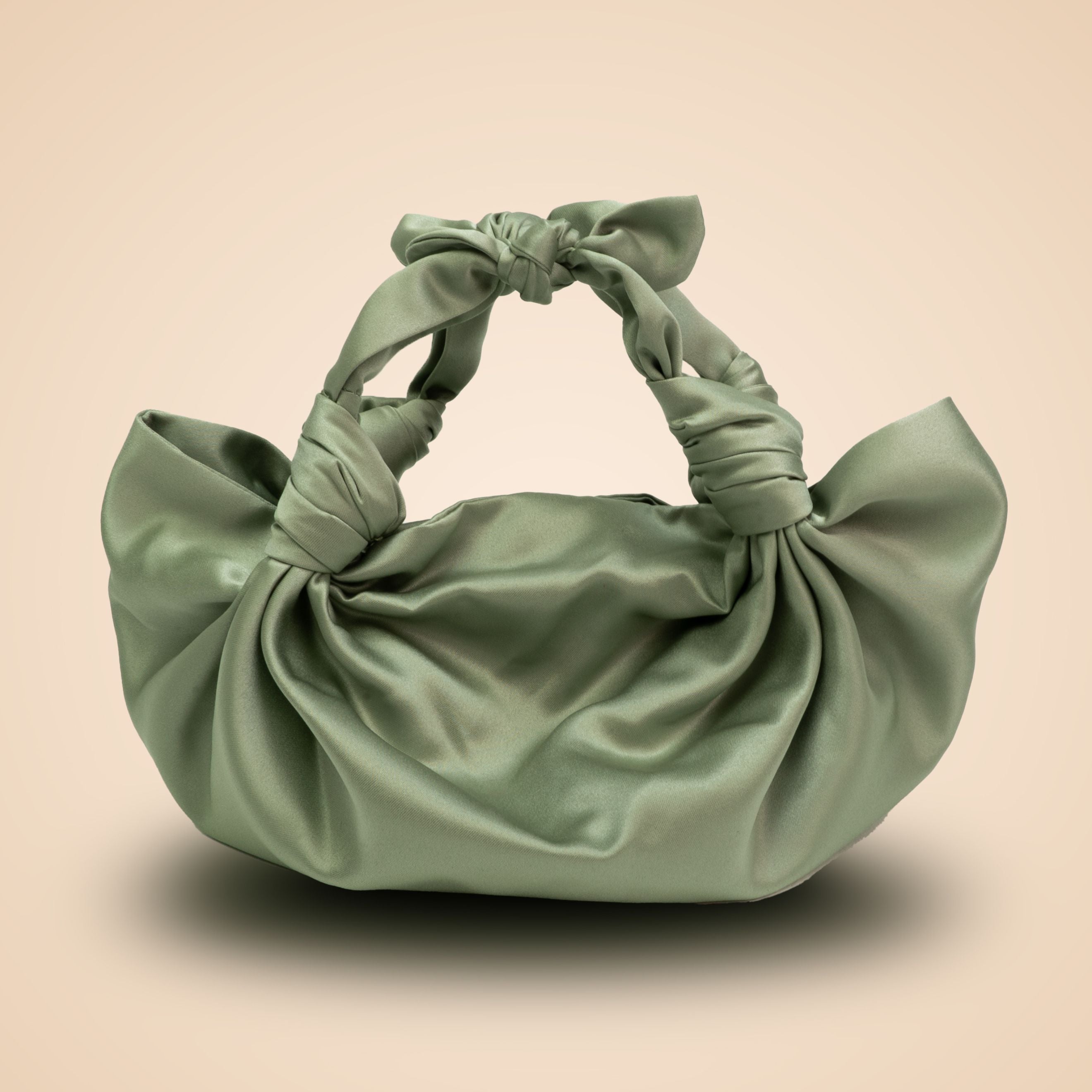 Green braided knot outlets bag