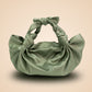 MATCHA GREEN NLA SILK KNOT BAG