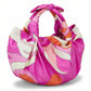 PINK SWIRL - NLA SILK KNOT BAG