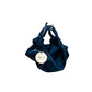 NAVY NLA SILK KNOT BAG
