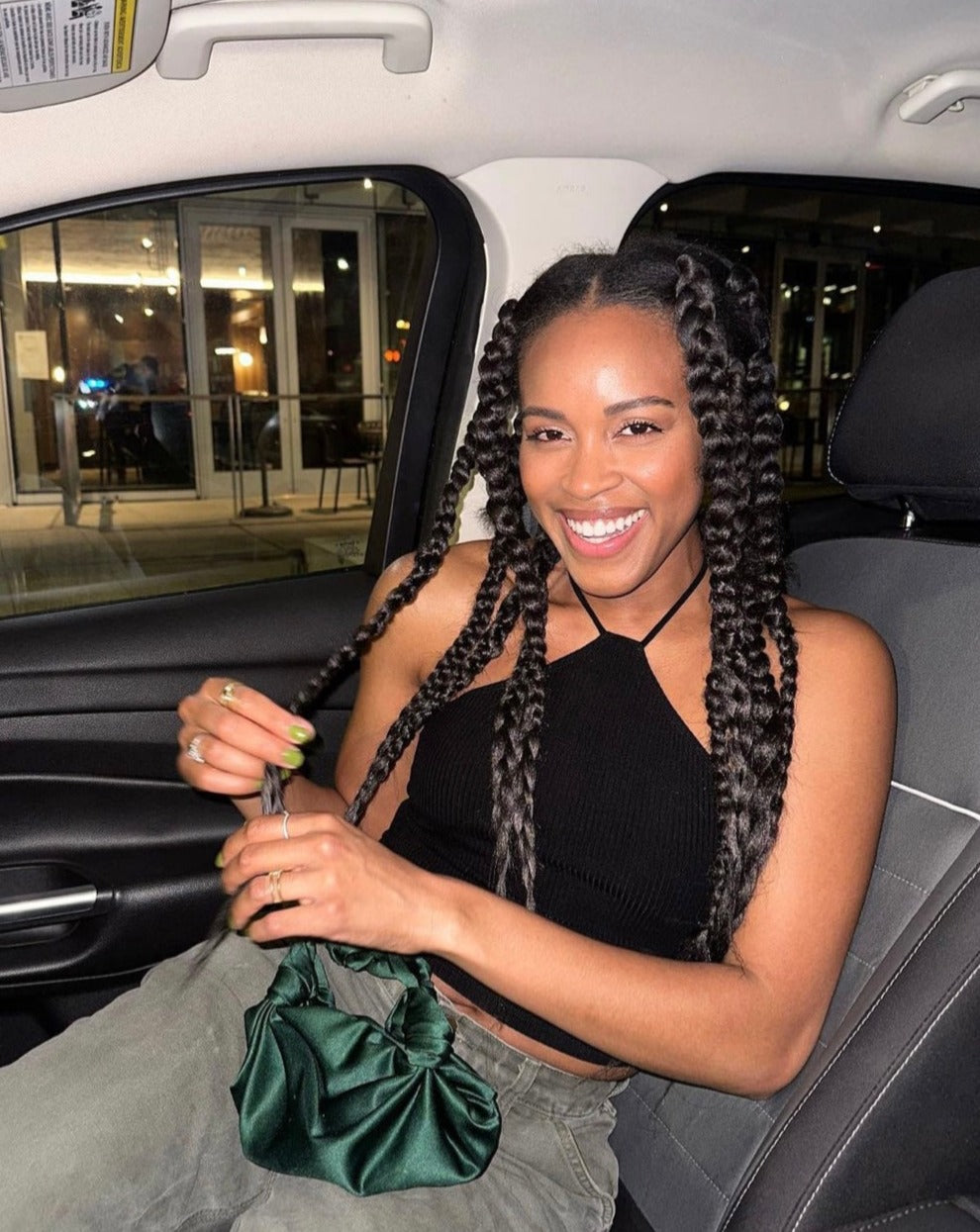 Silk knot bag Clearance